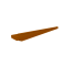 Rigidline corten hoogte 7,5 cm - lengte 220 cm - incl. grondnagels
