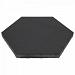Soft Comfort Zeskant 60x60x4cm Nero